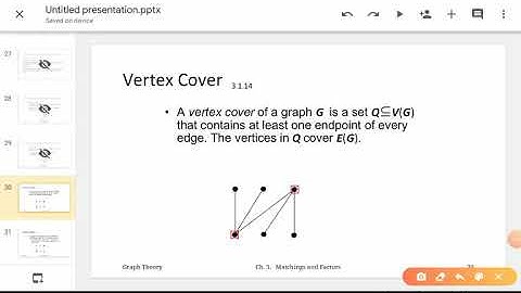 Graph Theory : Vertex cover