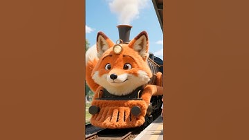 Thumbnail of a beautiful in the wolrd train theme fox‼️😍🥰🦊#fox #train #travel #travelling