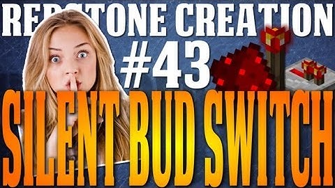 Minecraft 1.4.5 Redstone Creation #43 | SILENT Bud Switch |