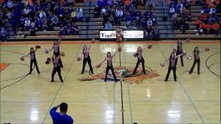 1-13-12 BHS Lady Tiger Dance - against Rushville