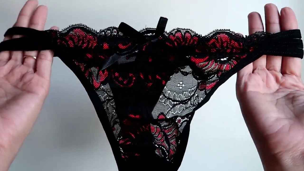 Low Rise Sexy Lingerie Try on Gstring Panty from Shopee Part 29 YouTube