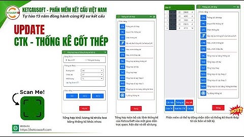 Tạo thống kê cốt thép từ bản vẽ bất kỳ || CTK - Phần mềm thống kê cốt thép