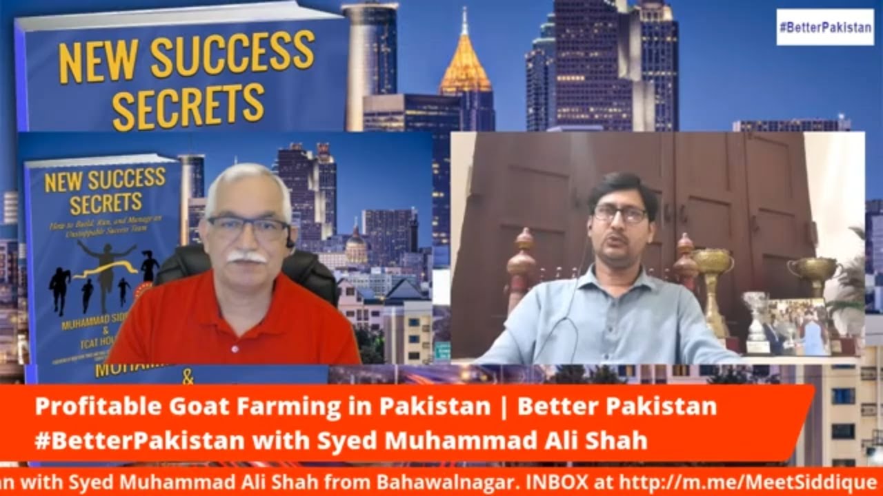 Profitable Goat Farming in Pakistan | Better Pakistan with Syed Muhammad Ali Shah