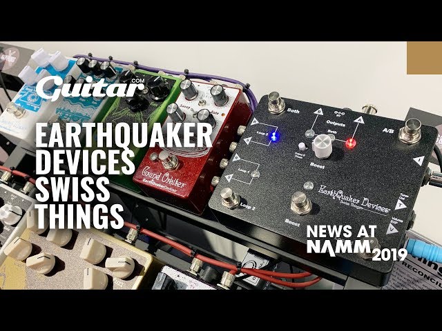 Demo: EarthQuaker Devices' Swiss Things pedalboard