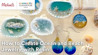 Paper Wishes  Seaside Pendent UV Resin Kit