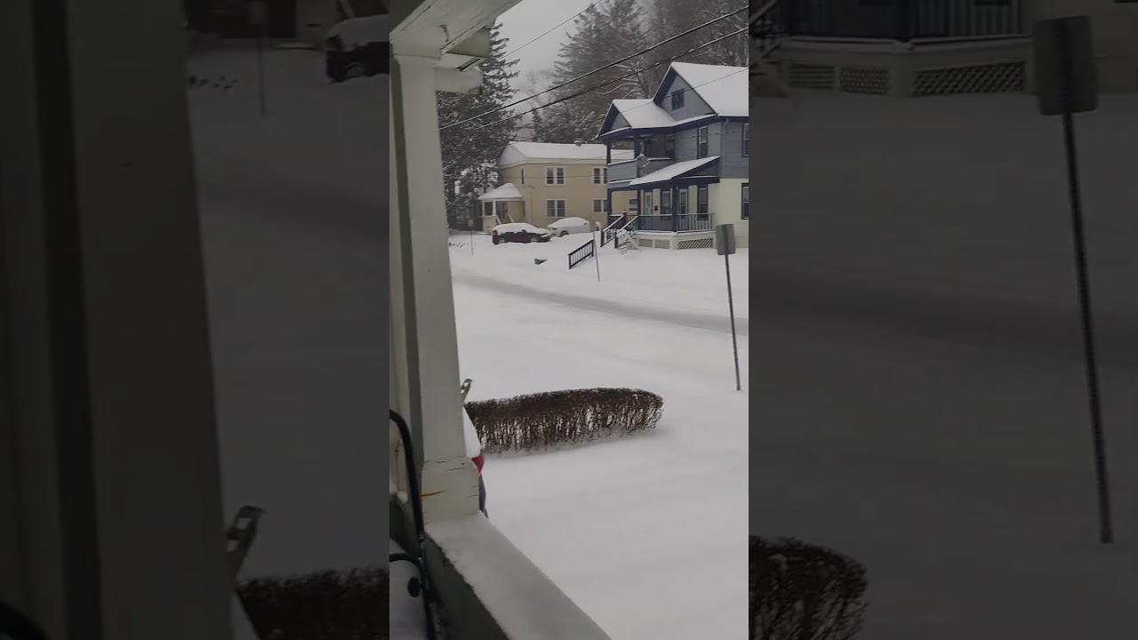 Be careful driving today in Broome County NY 💯