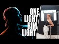 One light rim light  take and make great photography with gavin hoey