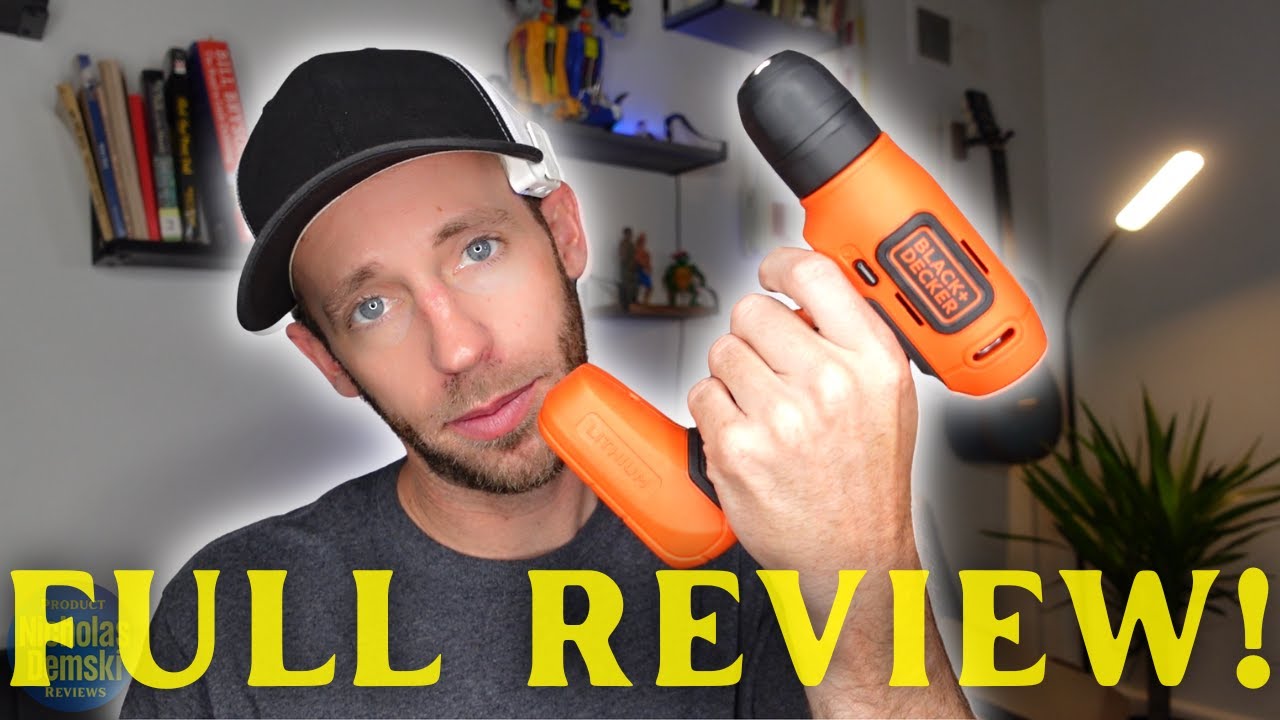 Black And Decker (LD120VA) Cordless Drill Unboxing And Review 