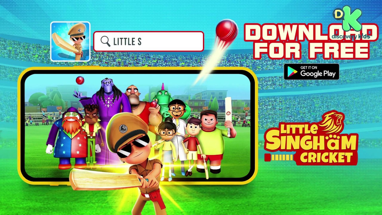 Little Singham Cricket Game | Download Now from Google Play | Reliance  Animation - YouTube