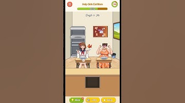 Tricky Minds Brainy Puzzle Level 4 Help Girls Eat More Solution