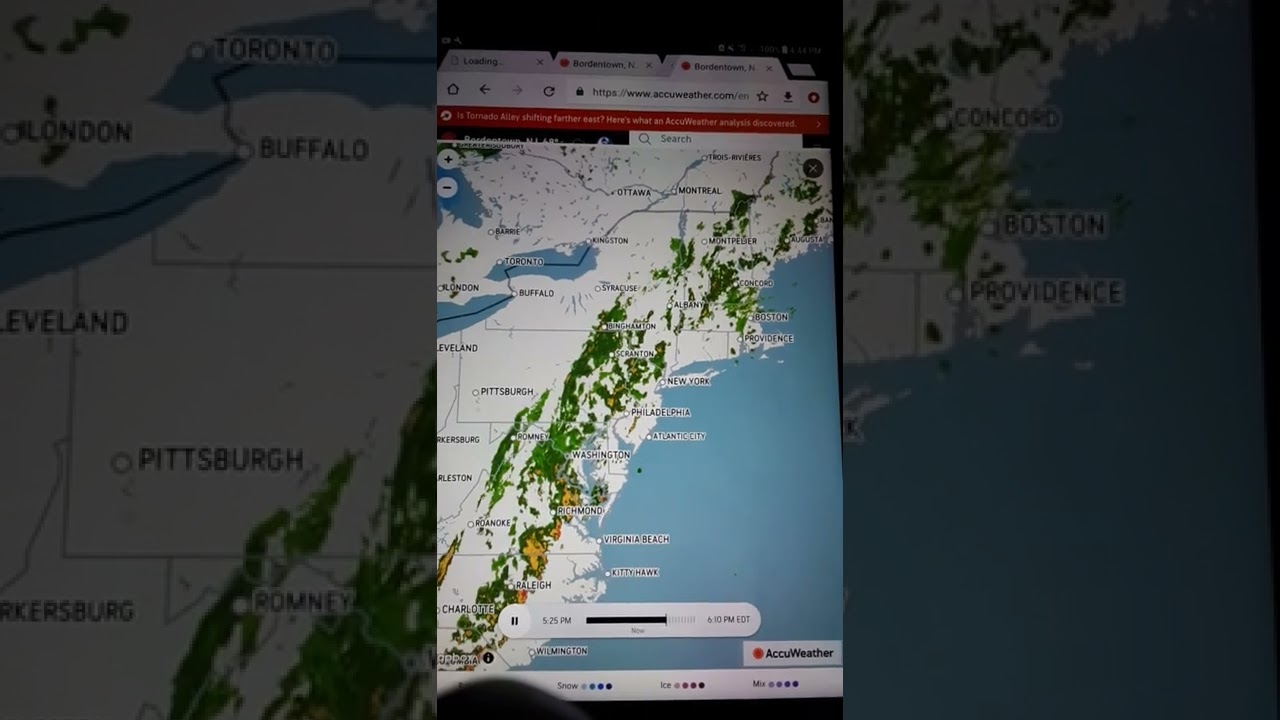 Southern Ontario Northern NY radar signatures
