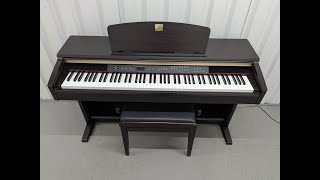 Yamaha Clavinova CLP-120 Digital Piano and stool in dark rosewood