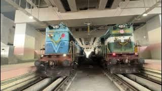 Twin ALCO Running Parallel 🔥 | Structural Load Test at St Thomas Mount MRTS | #IndianRailways 