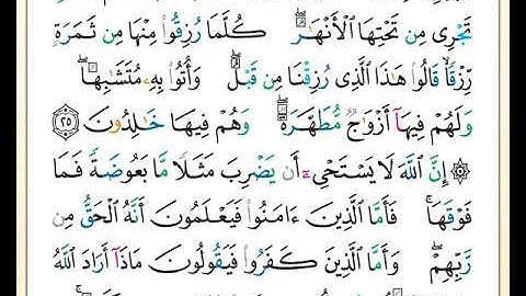 الصفحة رقم ( 5 ) من ختمة مصحف التجويد برواية حفص بصوت القارئ محمد حبش