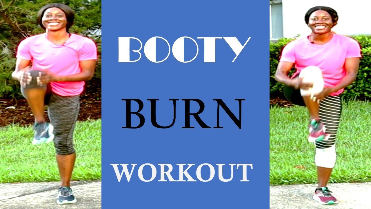 INTENSE BOOTY BURN WORKOUT- BOOTY WORKOUT AT HOME NO EQUIPMENTS - YouTube