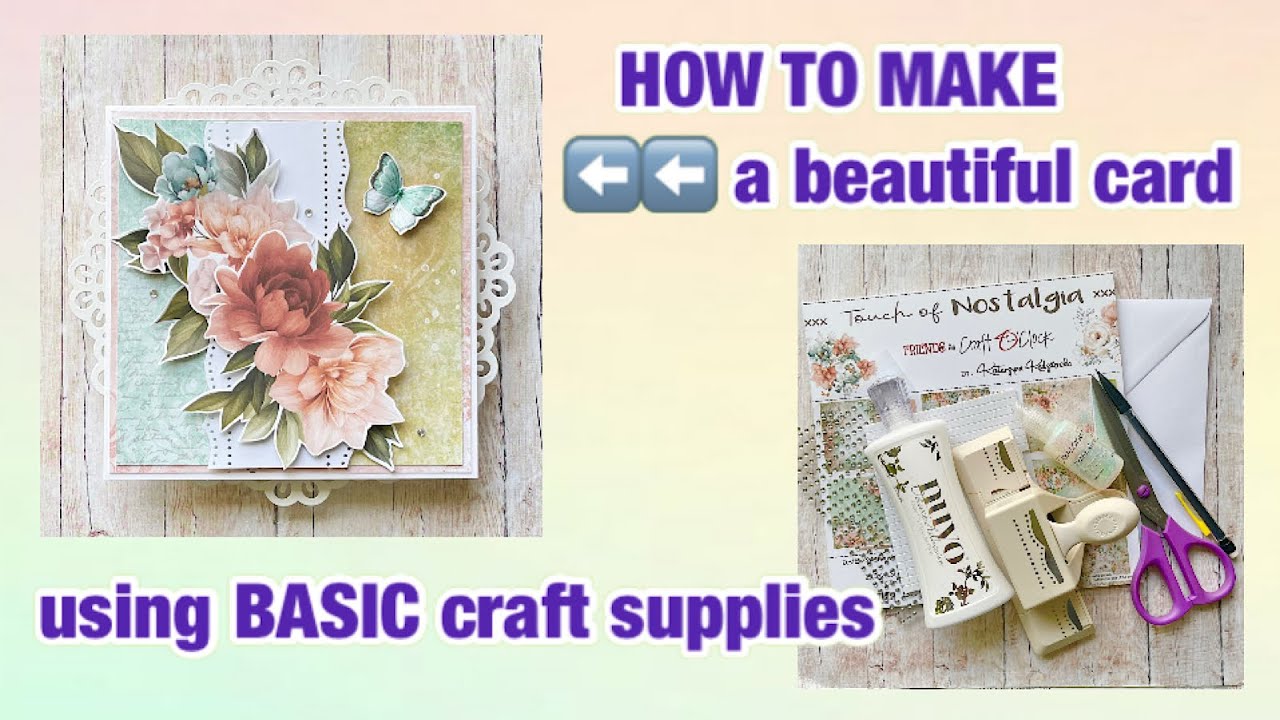 Как сделать красивую открытку с минимальным набором материалов для рукоделия — ВОЗВРАЩЕНИЕ К ОСНО...