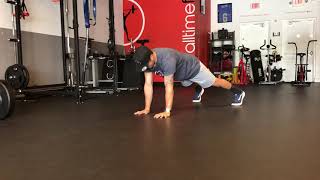Low Plank to High Plank March