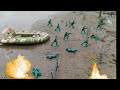 Plastic army men stopmotion  war