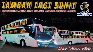 TIGA UNIT DI BAWAH PULANG‼️PO. SINAR JAYA RILIS JB 5 SHD DREAM COCAH DARI KAROSERI ADI PUTRO MALANG