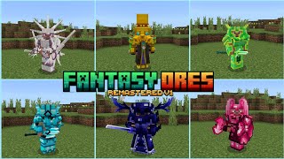 💎 Fantasy Ores Add-on Minecraft Bedrock 1.21  || [Cre:ScodevStudios]⚙️