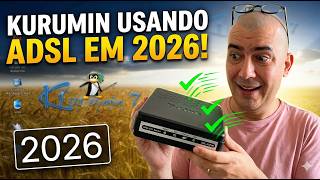 Kurumin usando ADSL em 2026 #bandalarga #adsl #internet #nostalgia