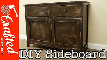 DIY Sideboard / Buffet Cabinet |  How To Build