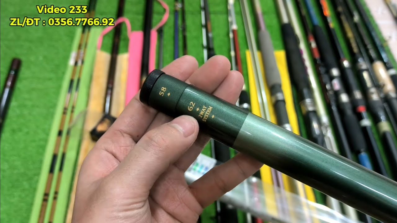 Video Số 233 : Cần Tay Nissin Zoom - Cần Câu Đơn Đài Nhật Bản 🇯🇵 Lure Ryobi Yamaga Blank Carbon