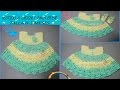 VESTIDO A CROCHET PARA BEBÉ TALLA 0-3 MESES | Labores Angélika |