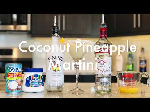 Coconut Pineapple Martini