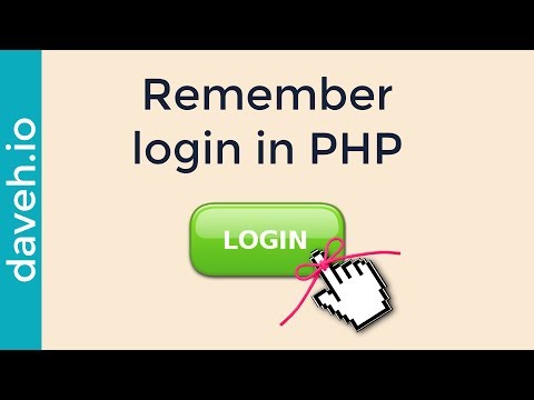 How to remember the login after closing the browser