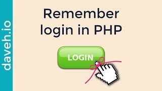 How to remember the login after closing the browser
