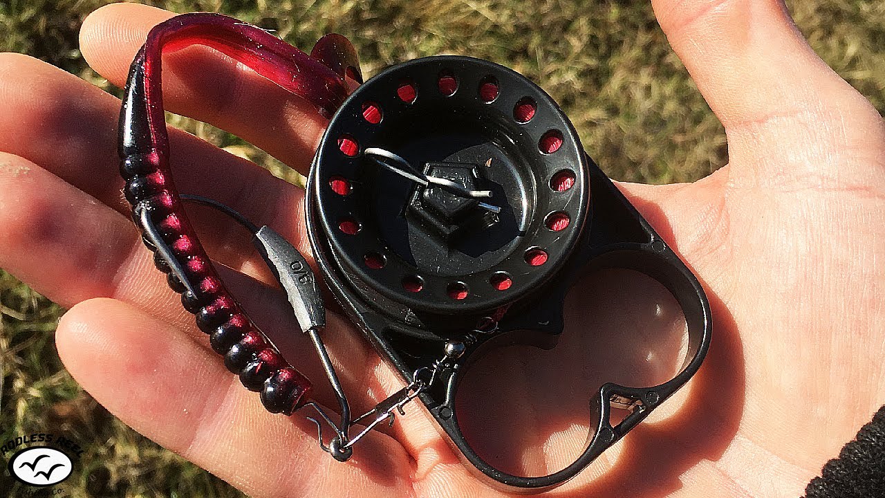 Tiny Fishing Reel Catching a Bass YouTube