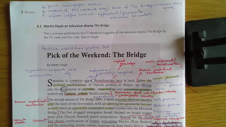 8.2 Martin Hoyle on television drama The Bridge