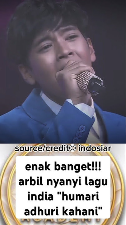 enak banget! arbil nyanyi lagu india
