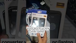 converter vga to hdmi, pc/laptop jadul kalian bisa sambung ke monitor model baru #shorts #shopping