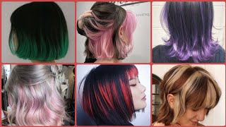 Outstanding & Beautiful Women's Short Highlight Hair Dye Ideas #2024 #gorgeousfashion #eidspecial