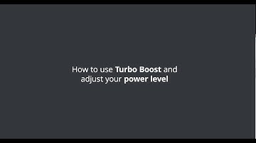 Electrified S2 & X2 | How to use Turbo Boost and adjust power level