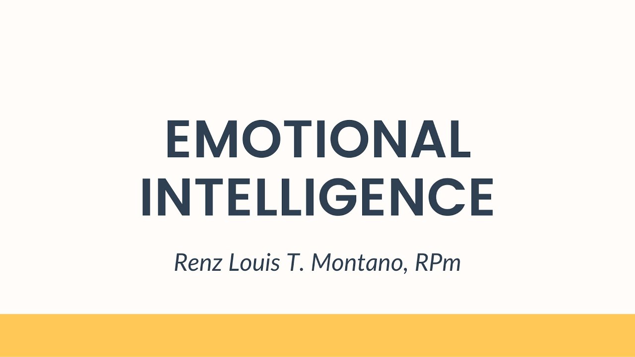Emotional Intelligence - Personal Development for Senior High School ...