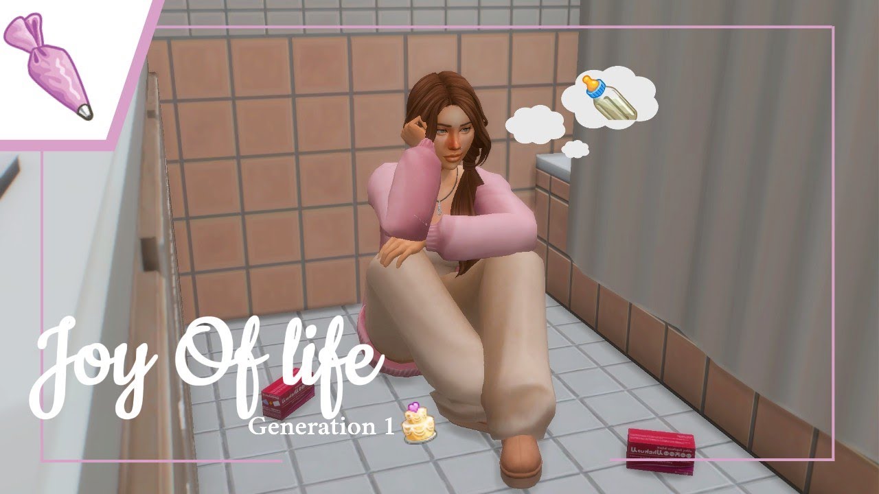 Беременность в позитивном ключе | 🍰Испытание «Наследие радости жизни» | Прохождение The Sims 4, э...