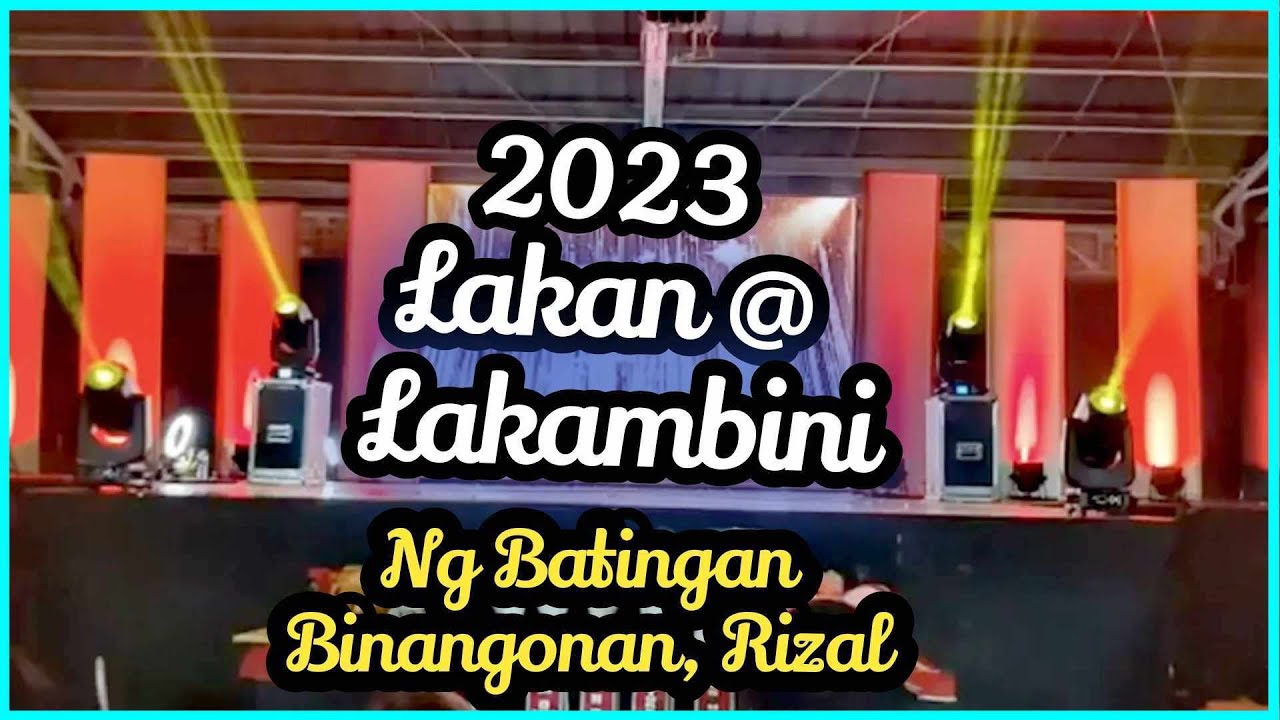 LIGHTS AUDIO SETUP Para Sa LAKAN LAKAMBINI 2023 BATINGAN BINANGONAN lights-audio-setup-para-sa-lakan-lakambini-2023-batingan-binangonan
