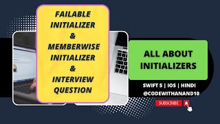 Failable and Memberwise Initializer in Swift 5 | All about Initializers #coding #ios