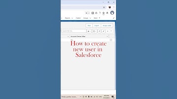 How To Create New User In Salesforce In Telugu | Salesforce User Creation #telugu #salesforce