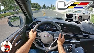 The Cadillac Escalade V Will Make You Laugh Like a 10 Year Old (POV Drive Review)