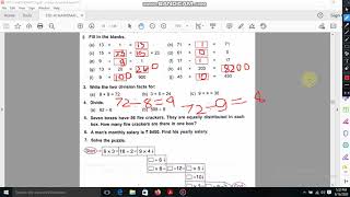 DAV Class 3 Maths Multiplication & Division