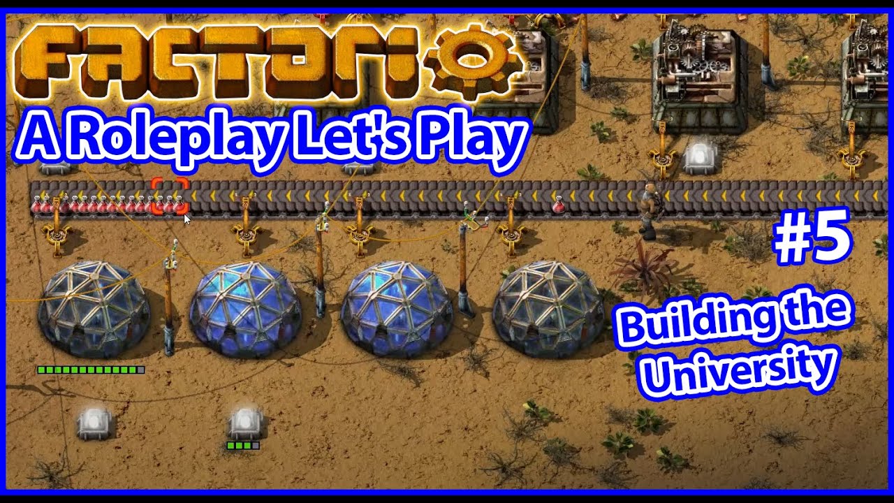 Factorio - Building the University - YouTube