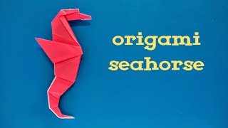 Origami Seahorse Easy | How To Make A Paper Origami Seahorse Easy | Bee Origami