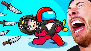 Mini Crewmate SAVES Gugugaga Penguin! (Funny Among Us) @ReactionaryReacts