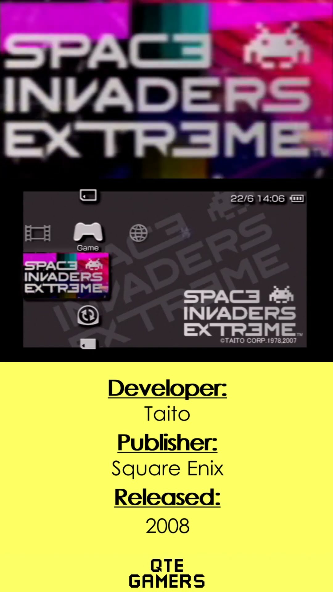 PSP XMB - Space Invaders Extreme (スペースインベーダー