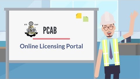 The PCAB Online Licensing Portal