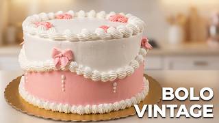 Vintage Cake With Piping Work Tip 4B Tip 20 Round Tip Leaf Tip
